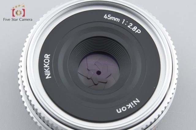 【中古】Nikon ニコン Ai NIKKOR 45mm f/2.8 P シルバー