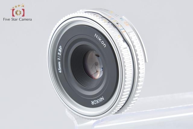 【中古】Nikon ニコン Ai NIKKOR 45mm f/2.8 P シルバー