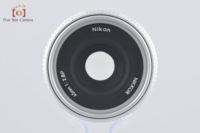 【中古】Nikon ニコン Ai NIKKOR 45mm f/2.8 P シルバー