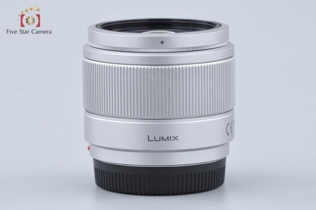 【中古】Panasonic パナソニック LUMIX G 25mm f/1.7 ASPH. H-H025 シルバー_7