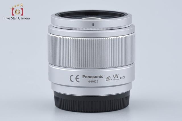 【中古】Panasonic パナソニック LUMIX G 25mm f/1.7 ASPH. H-H025 シルバー_8