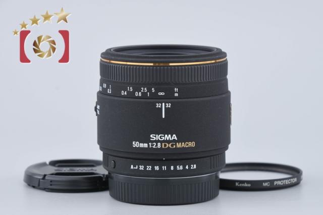 【中古】SIGMA シグマ 50mm f/2.8 EX DG MACRO ペンタックス用