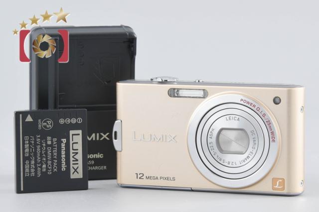 【中古】Panasonic パナソニック LUMIX DMC-FX60 ゴールド コンパクトデジタルカメラ