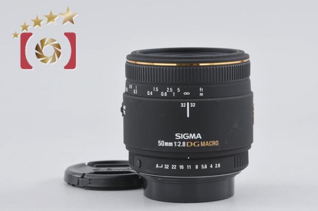 【中古】SIGMA シグマ 50mm f/2.8 EX DG MACRO ペンタックス用