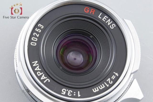 【中古】RICOH リコー GR LENS 21mm f/3.5 シルバー L39 ライカスクリューマウント_1
