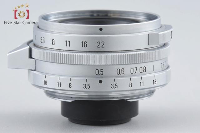 【中古】RICOH リコー GR LENS 21mm f/3.5 シルバー L39 ライカスクリューマウント_6