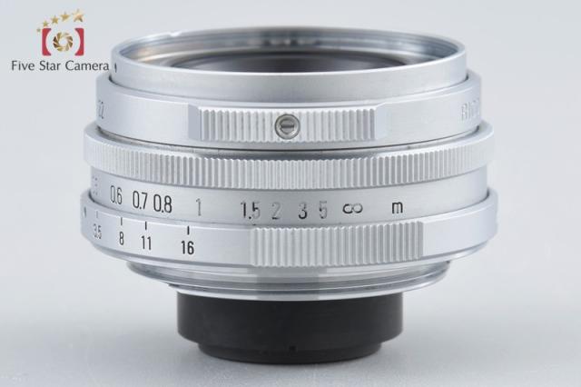 【中古】RICOH リコー GR LENS 21mm f/3.5 シルバー L39 ライカスクリューマウント_7