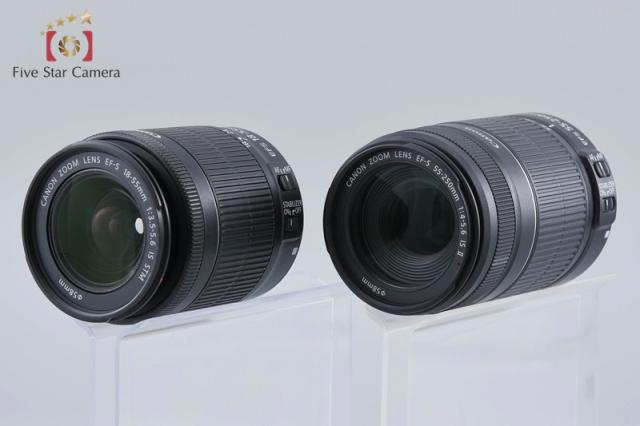 【中古】Canon キヤノン EOS Kiss X7 ダブルズームキット ブラック シャッター回数僅少