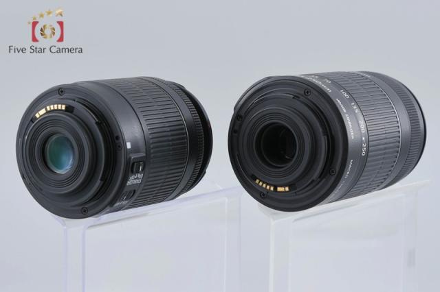 【中古】Canon キヤノン EOS Kiss X7 ダブルズームキット ブラック シャッター回数僅少