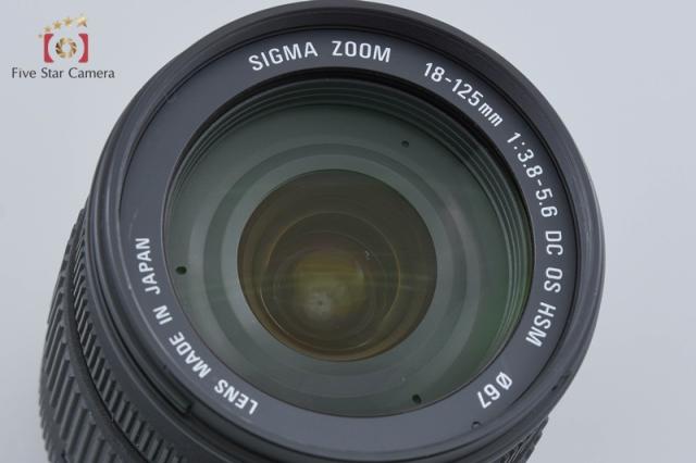【中古】SIGMA シグマ 18-125mm f/3.8-5.6 DC OS HSM ニコン用_1