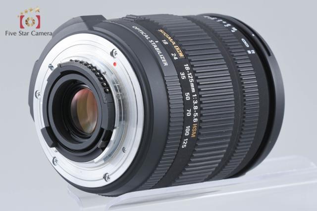 【中古】SIGMA シグマ 18-125mm f/3.8-5.6 DC OS HSM ニコン用_3
