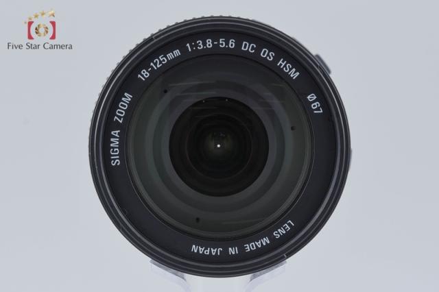 【中古】SIGMA シグマ 18-125mm f/3.8-5.6 DC OS HSM ニコン用_4