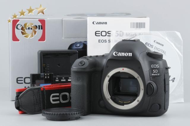 【中古】Canon キヤノン EOS 5D Mark IV デジタル一眼レフカメラ 元箱付き