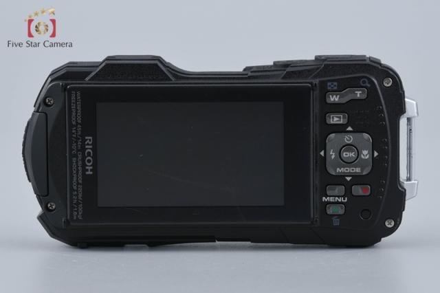 【中古】RICOH リコー PENTAX ペンタックス WG-50 ブラック 防水デジタルカメラ シャッター回数僅少 元箱付き_2