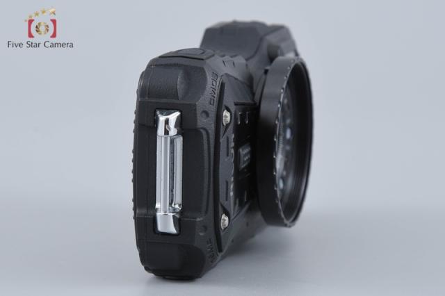 【中古】RICOH リコー PENTAX ペンタックス WG-50 ブラック 防水デジタルカメラ シャッター回数僅少 元箱付き_4