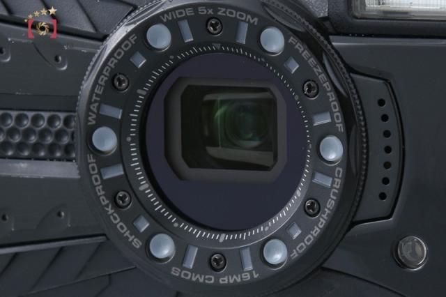 【中古】RICOH リコー PENTAX ペンタックス WG-50 ブラック 防水デジタルカメラ シャッター回数僅少 元箱付き_7