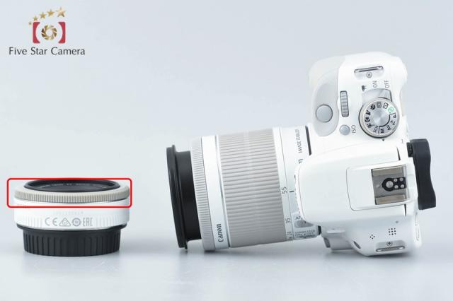 【中古】Canon キヤノン EOS Kiss X7 ダブルレンズキット ホワイト_5