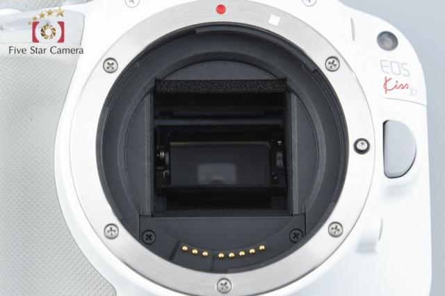 【中古】Canon キヤノン EOS Kiss X7 ダブルレンズキット ホワイト_7