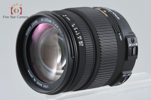 【中古】SIGMA シグマ 18-125mm f/3.8-5.6 DC OS HSM ニコン用_2