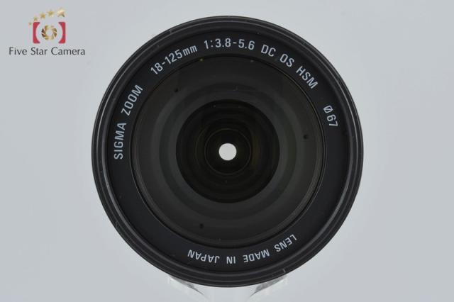 【中古】SIGMA シグマ 18-125mm f/3.8-5.6 DC OS HSM ニコン用_4