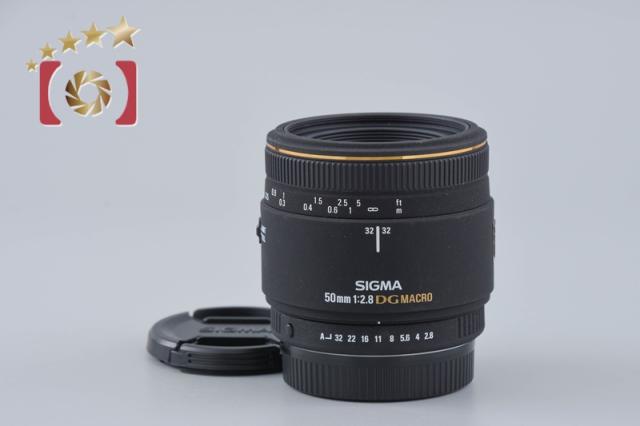 【中古】SIGMA シグマ 50mm f/2.8 EX DG MACRO ペンタックス用
