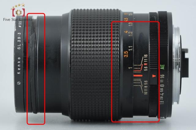 【中古】KONICA コニカ HEXANON AR 85mm f/1.8 AE_6