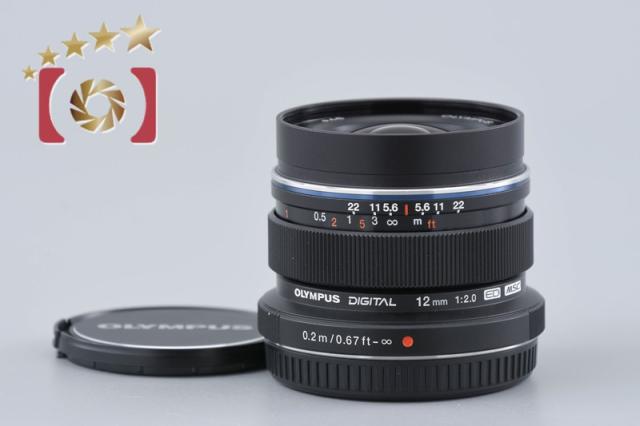 【中古】OLYMPUS オリンパス M.ZUIKO DIGITAL ED 12mm f/2.0 ブラック