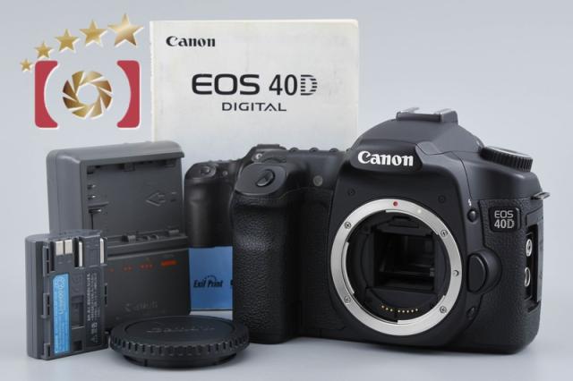 【中古】Canon キヤノン EOS 40D デジタル一眼レフカメラ