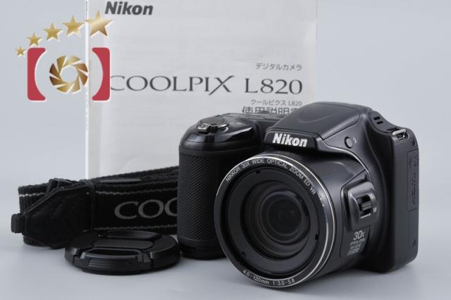 【中古】Nikon ニコン COOLPIX L820 ブラック コンパクトデジタルカメラ