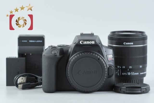 【中古】Canon キヤノン EOS Kiss X10 EF-S 18-55 IS STM レンズキット ブラック