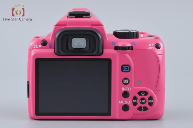 【中古】PENTAX ペンタックス K-r ピンク x ブラウン 18-55 レンズキット_2