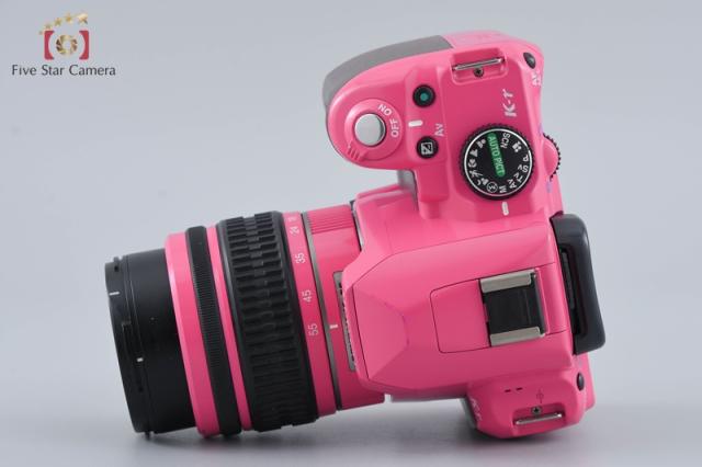 【中古】PENTAX ペンタックス K-r ピンク x ブラウン 18-55 レンズキット_5