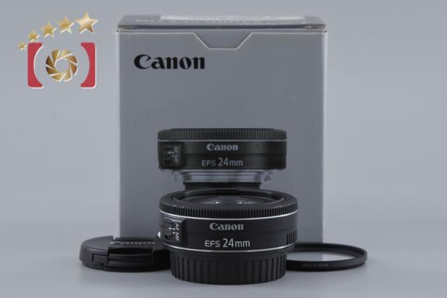 【中古】Canon キヤノン EF-S 24mm f/2.8 STM 元箱付き