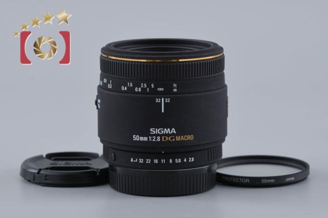 【中古】SIGMA シグマ 50mm f/2.8 EX DG MACRO ペンタックス用