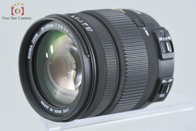 【中古】SIGMA シグマ 18-125mm f/3.8-5.6 DC OS HSM ニコン用_2