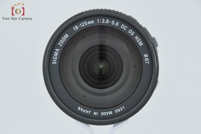 【中古】SIGMA シグマ 18-125mm f/3.8-5.6 DC OS HSM ニコン用_4