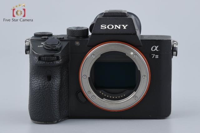 【中古】SONY ソニー α7III ILCE-7M3 ブラック ミラーレス一眼カメラ 元箱付き_1