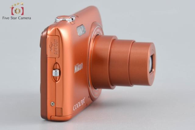 【中古】Nikon ニコン COOLPIX S3500 アプリコットオレンジ コンパクトデジタルカメラ 元箱付き_4