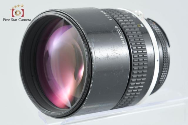 【中古】Nikon ニコン Ai-S NIKKOR 135mm f/2_2