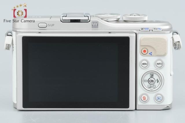 中古】OLYMPUS オリンパス PEN E-PL9 ホワイト EZ ダブルズームキット