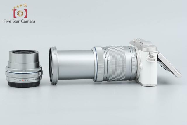 中古】OLYMPUS オリンパス PEN E-PL9 ホワイト EZ ダブルズームキット