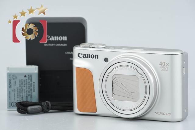 【中古】Canon キヤノン PowerShot SX740 HS シルバー コンパクトデジタルカメラ