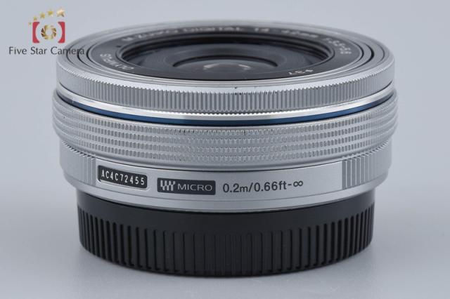 【中古】OLYMPUS オリンパス M.ZUIKO DIGITAL ED 14-42mm f/3.5-5.6 EZ シルバー_8
