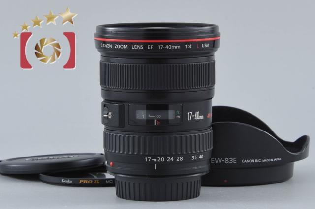 【中古】Canon キヤノン EF 17-40mm f/4 L USM