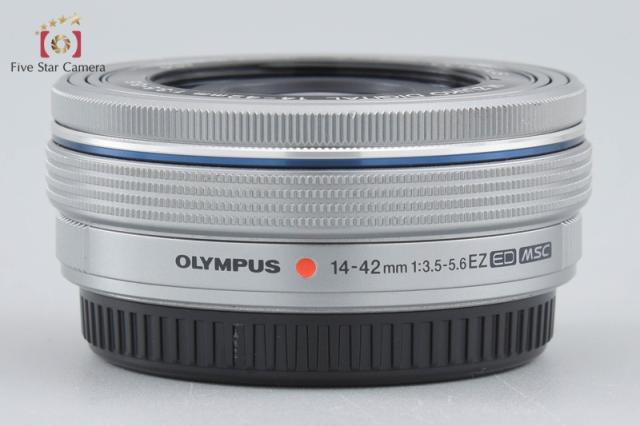 【中古】OLYMPUS オリンパス M.ZUIKO DIGITAL ED 14-42mm f/3.5-5.6 EZ シルバー_6