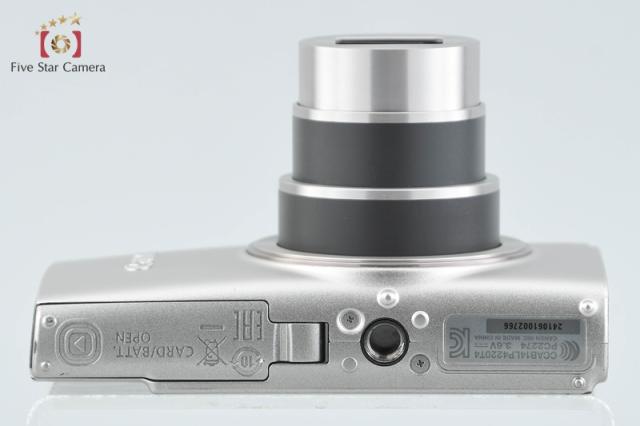 【中古】Canon キヤノン IXY 650 しろがね色 コンパクトデジタルカメラ