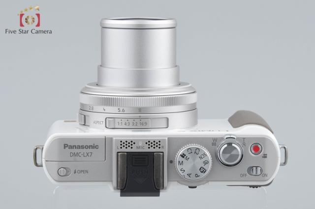 【中古】Panasonic パナソニック LUMIX DMC-LX7 ホワイト コンパクトデジタルカメラ 元箱付き_5
