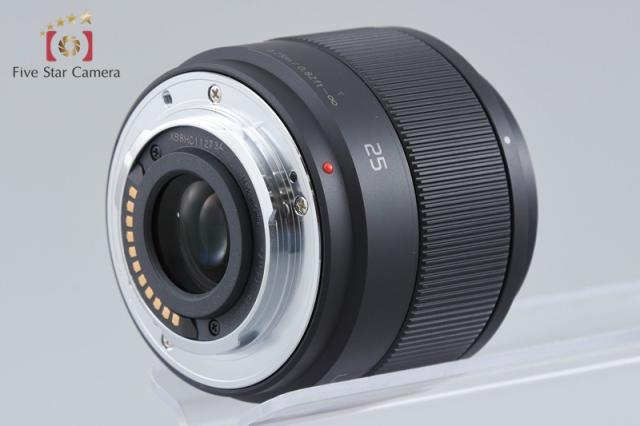 【中古】Panasonic パナソニック LUMIX G 25mm f/1.7 ASPH. H-H025 ブラック_3