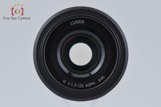 【中古】Panasonic パナソニック LUMIX G 25mm f/1.7 ASPH. H-H025 ブラック_4