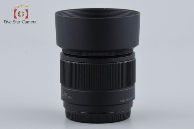 【中古】Panasonic パナソニック LUMIX G 25mm f/1.7 ASPH. H-H025 ブラック_9